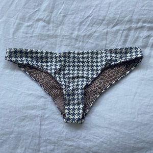 NWOT Acacia Houndstooth Bikini Bottom